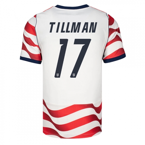 Billige Fotballdrakt Forente stater Malik Tillman #17 Replika Hjemmedrakt VM 2026 Kortermet Billige Fotballdrakt Forente stater Malik Tillman #17 Replika Hjemmedrakt VM 2026 Kortermet